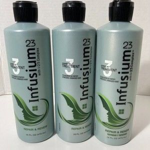 Infusium 23 Leave In Treatment Step 3 Repair Renew 3 Bottles DISCONTINUED 16oz